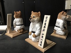 道着の犬